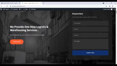 How to create a courier management website with WordPress