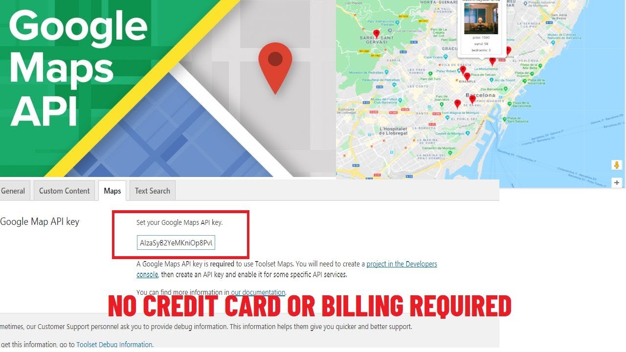  How To Get Google Map API Key Without Credit Card Or Billing Option 